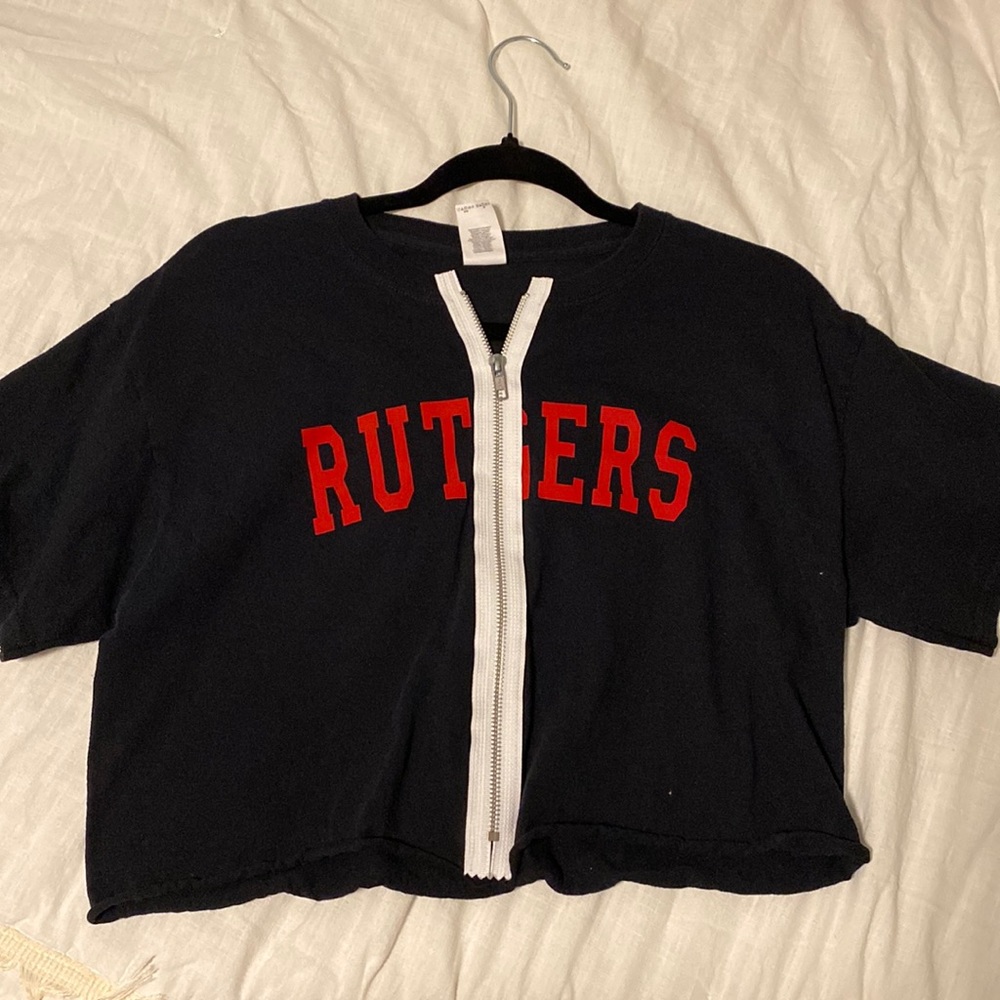Rutgers cropped tee